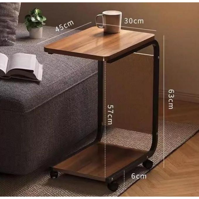 الطاولة الجانبية المتحركة بتصميم "C" الذكي🛏️ مريحة، عملية، وتناسب كل ركن في بيتك! 🛋️✨
